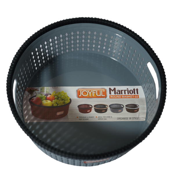 Joyful Marriott basket Grey