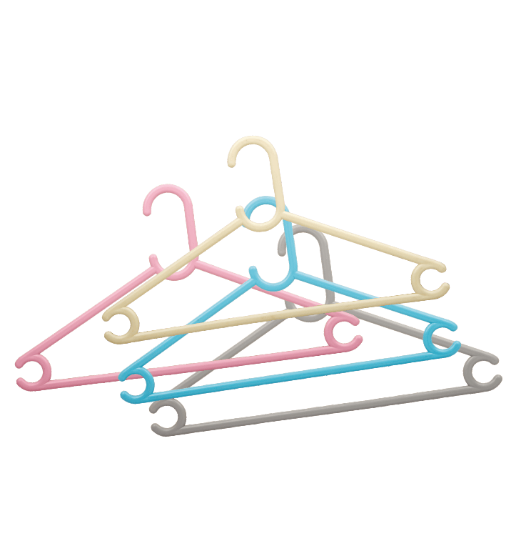 Pack of 6 Kids Wooden Hangers