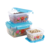 Lock & Seal Containers - Blue