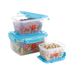 Lock & Seal Containers - Blue