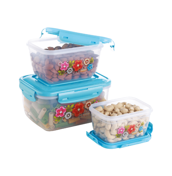 Lock & Seal Containers - Blue